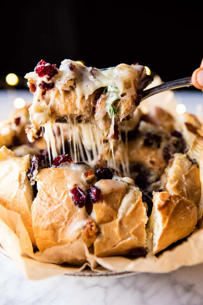 Cranberry Pecan Baked Brie Sourdough