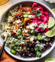 Grilled Salmon and Pesto Zoodles