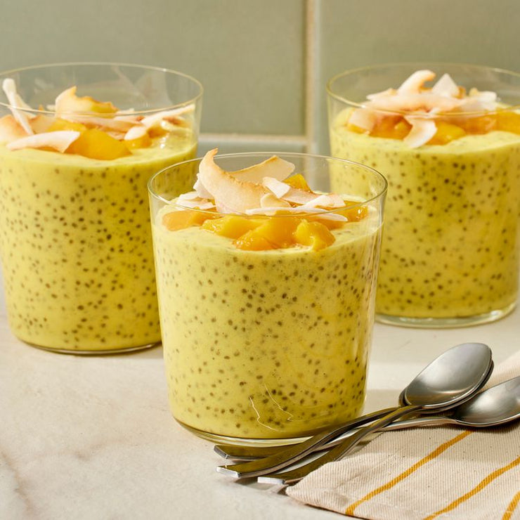 Chia Pudding - Matcha with Kiwi & Coconut
