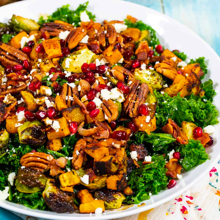 Winter Salad with Cranberry Orange Vinaigrette