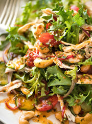 Kale Caesar Pasta Salad