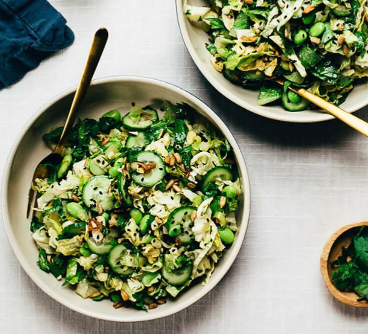 Kale Caesar Pasta Salad