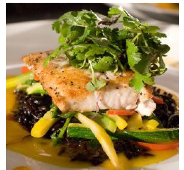 Grilled Salmon and Pesto Zoodles