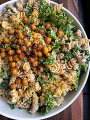 Kale Caesar Pasta Salad