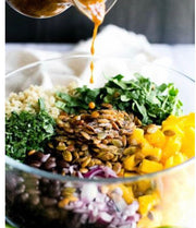 Kale Caesar Pasta Salad