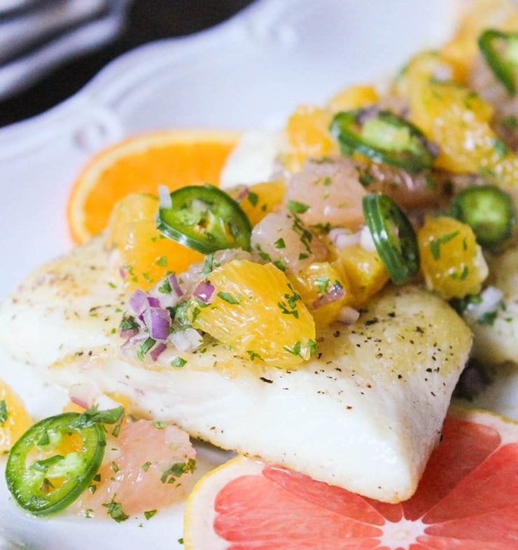 Grilled Salmon and Pesto Zoodles