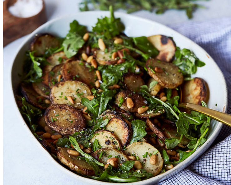 Kale Caesar Pasta Salad
