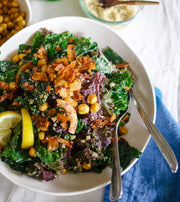 Kale Caesar Pasta Salad