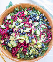 Kale Caesar Pasta Salad